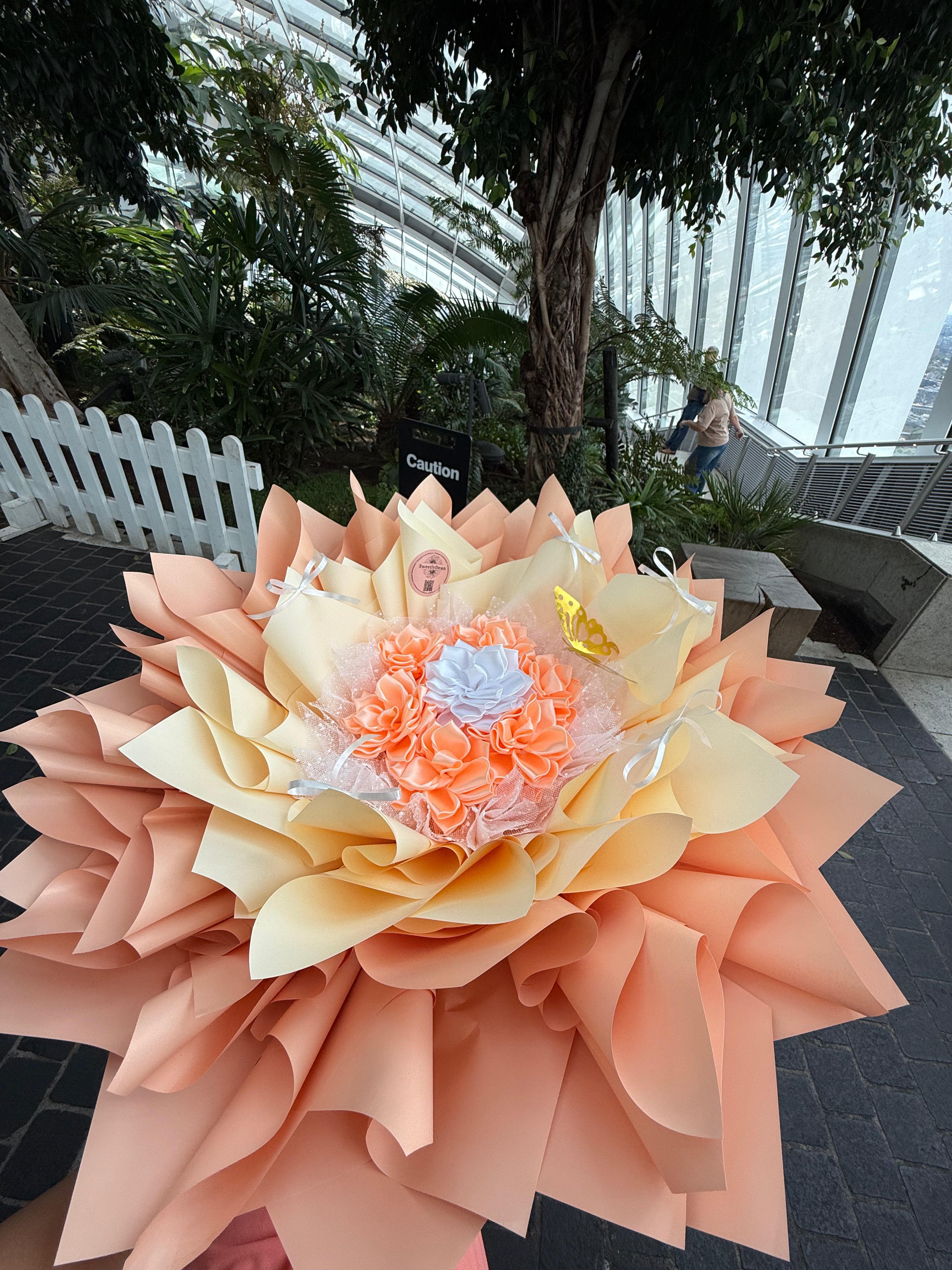 Golden Dahlia Bloom